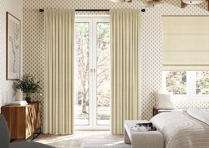 Premier Velvet (Thermal Blackout), Buttercream - Made to Measure Curtains - Image 3